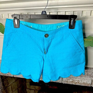Lilly Pulitzer the buttercup short women’s size 00 textured preppy resort wear